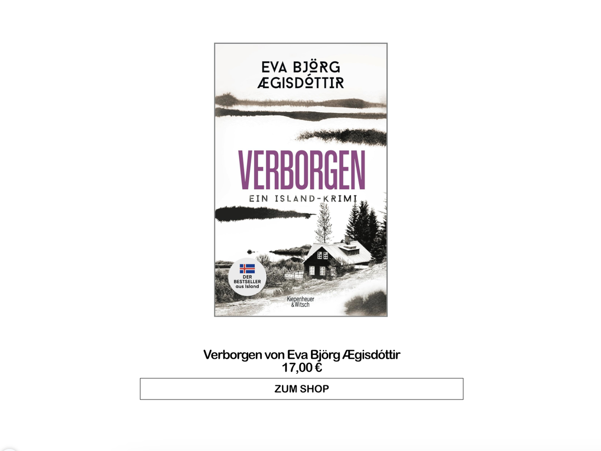 Verborgen von Eva Björg Ægisdóttir