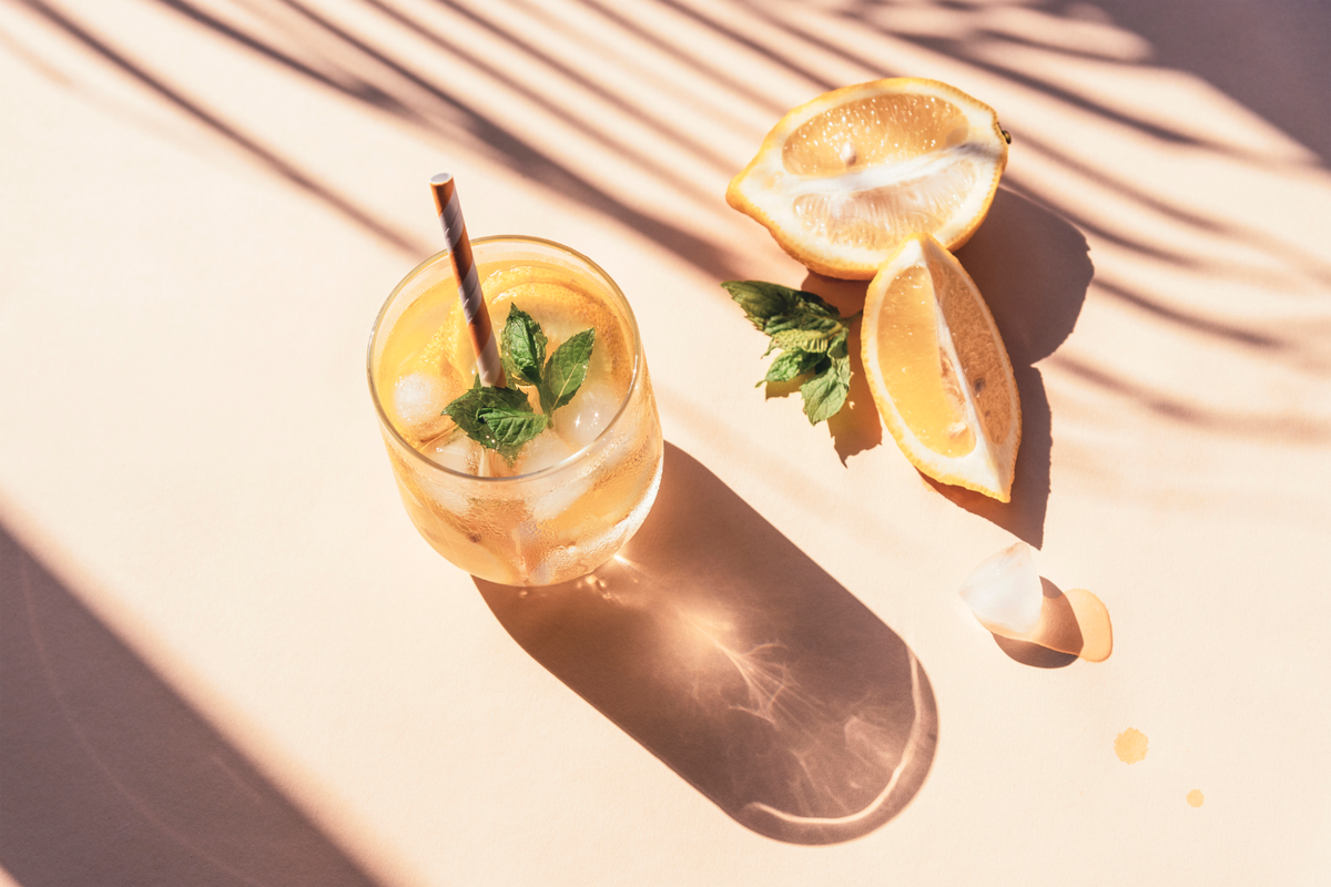 Zitronen-Ingwer-Spritz