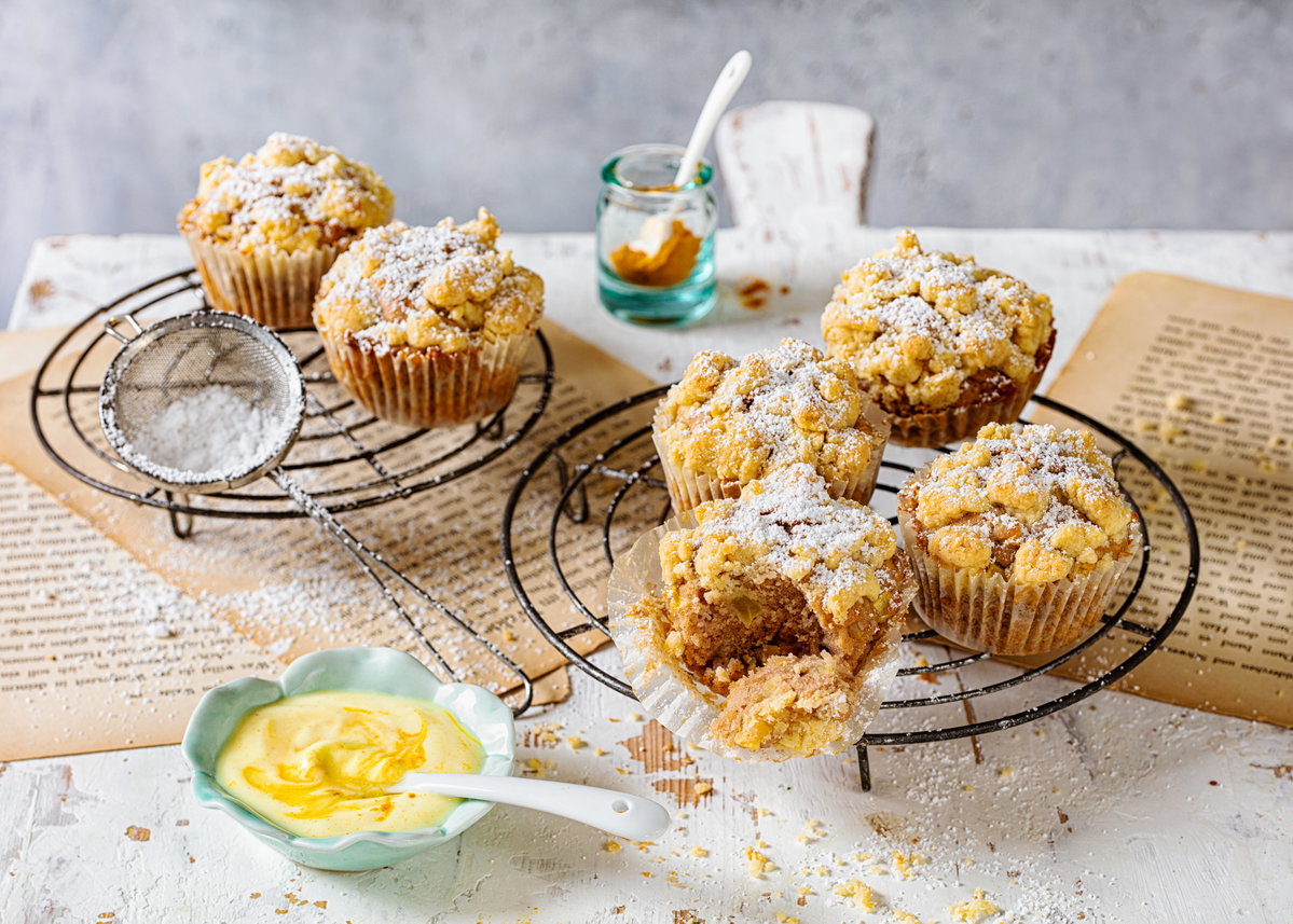 Apfel-Walnuss-Muffins