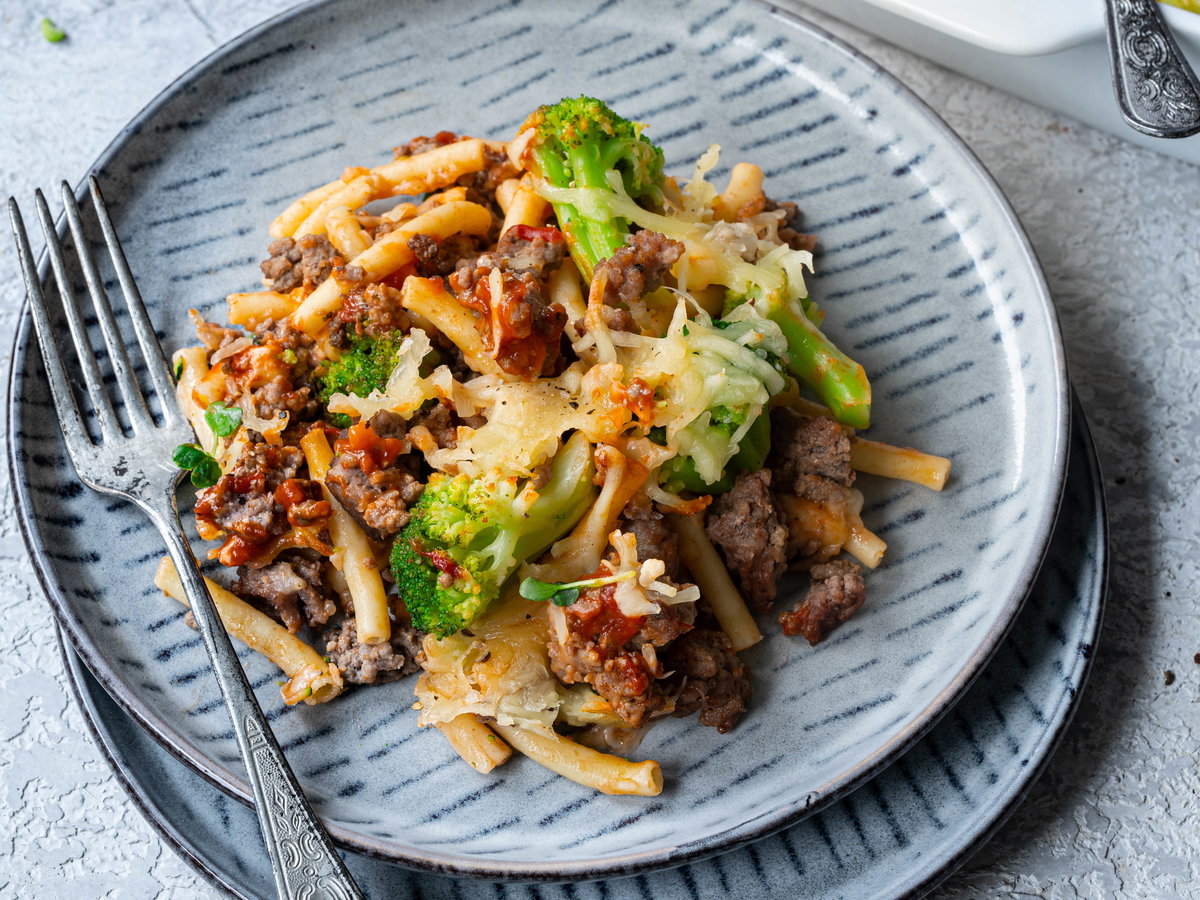Brokkoli-Hack-Gratin