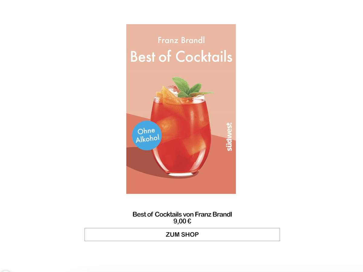 Best of Cocktails von Franz Brandl