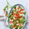 Rezept für Erdbeer-Mozzarella-Carpaccio mit Pinienkernen