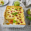 Rezept für Tomaten-Quiche mit Ricotta und frischem Pesto