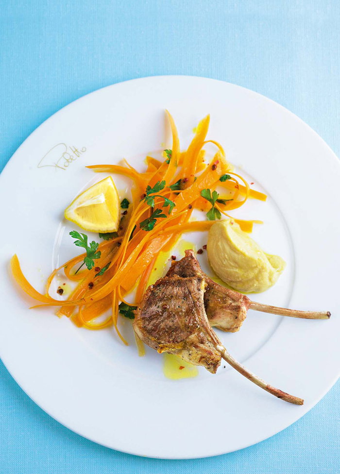 Gegrillte Lammkotletts