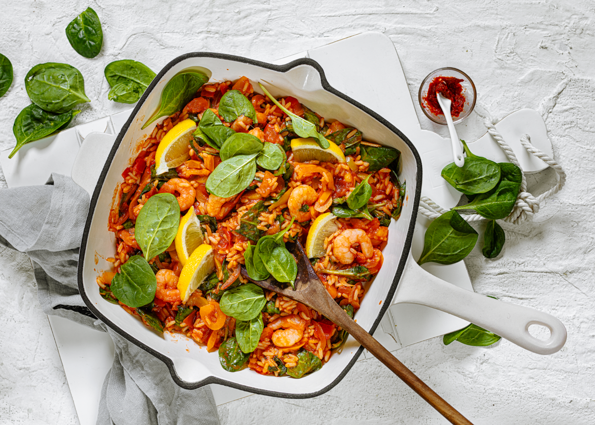 Top 3: Harissa-Reispfanne