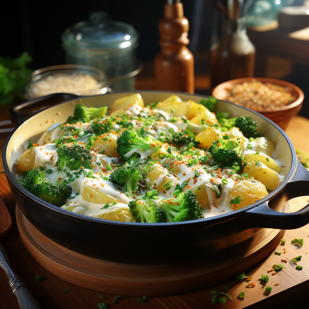 Kartoffel-Brokkoli-Pfanne