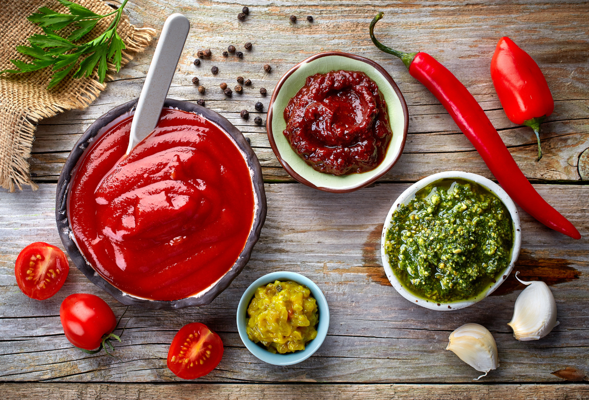 Zutaten für ein Asia-Pesto