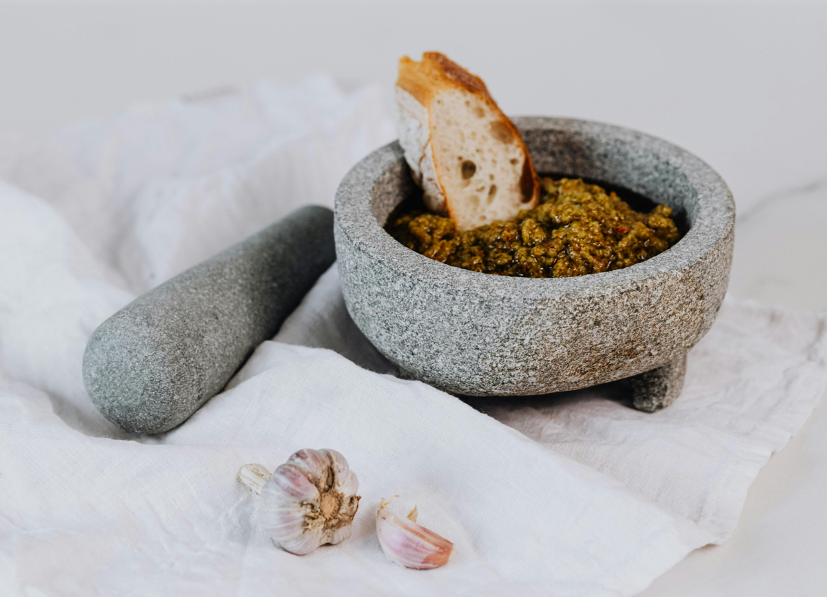 Selbst gemachtes Linsen-Pesto