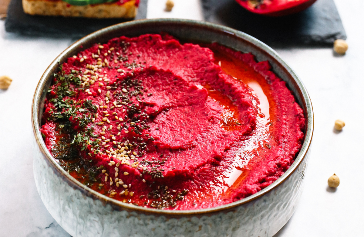 Selbst gemachtes Rote Bete Pesto