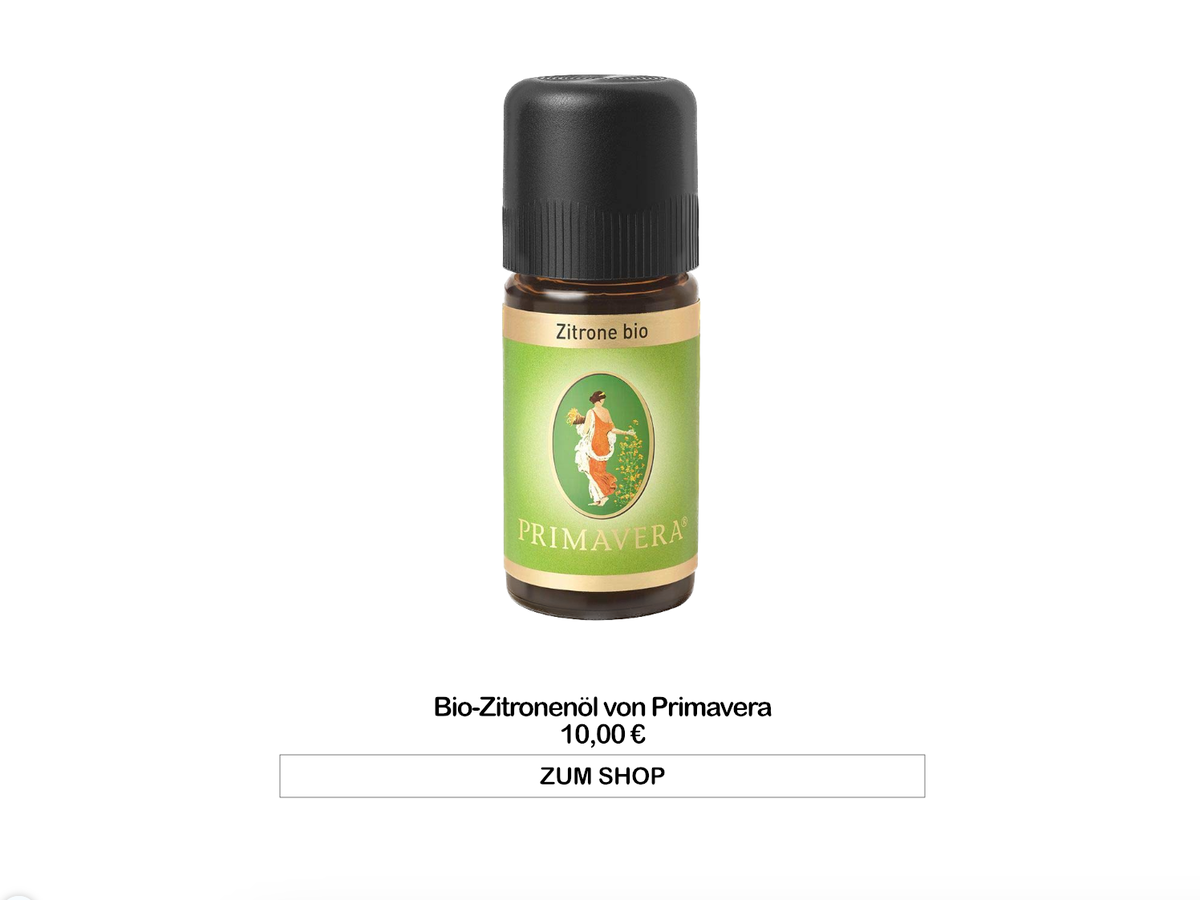 Bio-Zitronenöl von Primavera