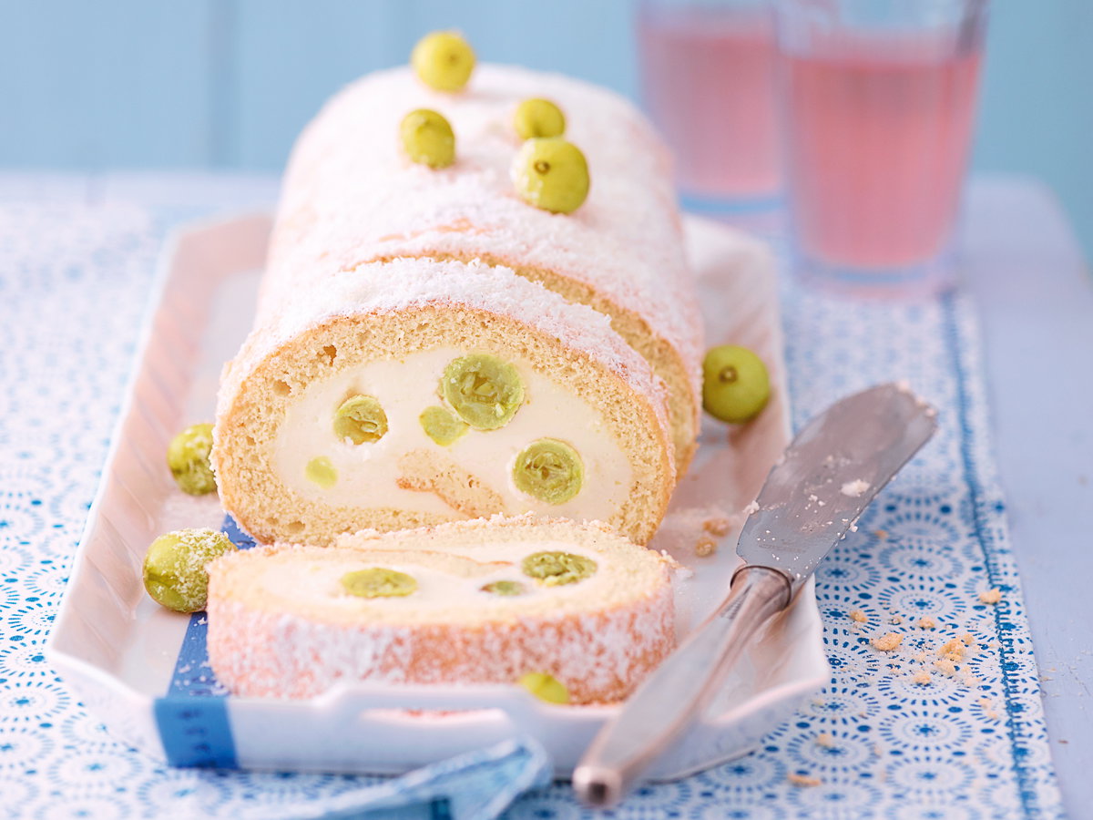 Quark Stachelbeer Rolle