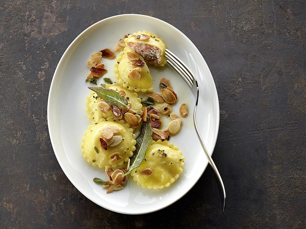 Ravioli mit Ricotta-Feigen-Füllung