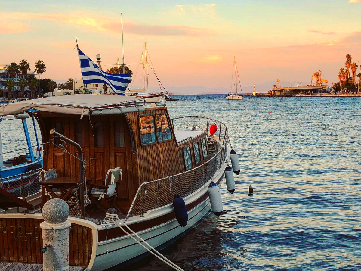 Bucht der griechischen Insel Kos