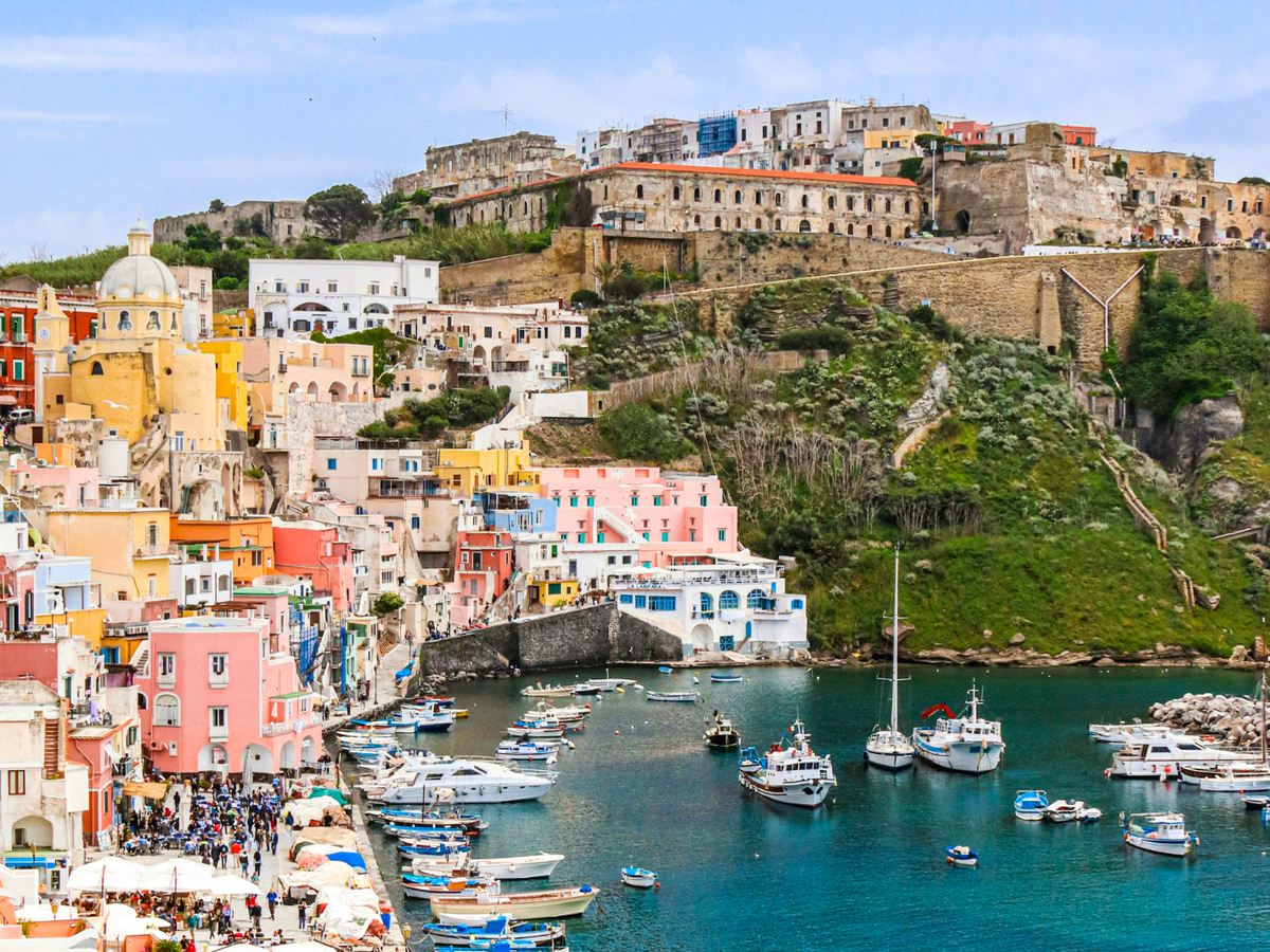 Die italienische Insel Procida