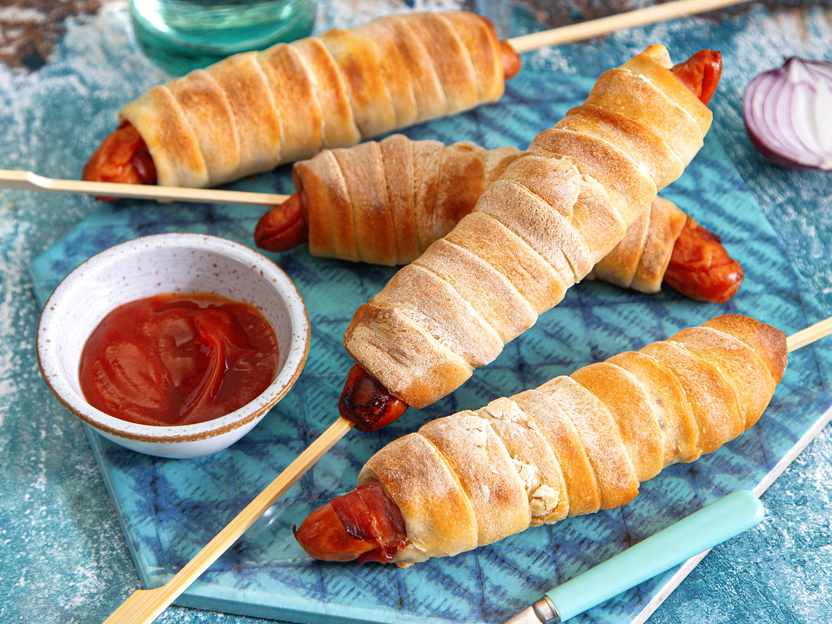 Stockbrot-Hot-Dog