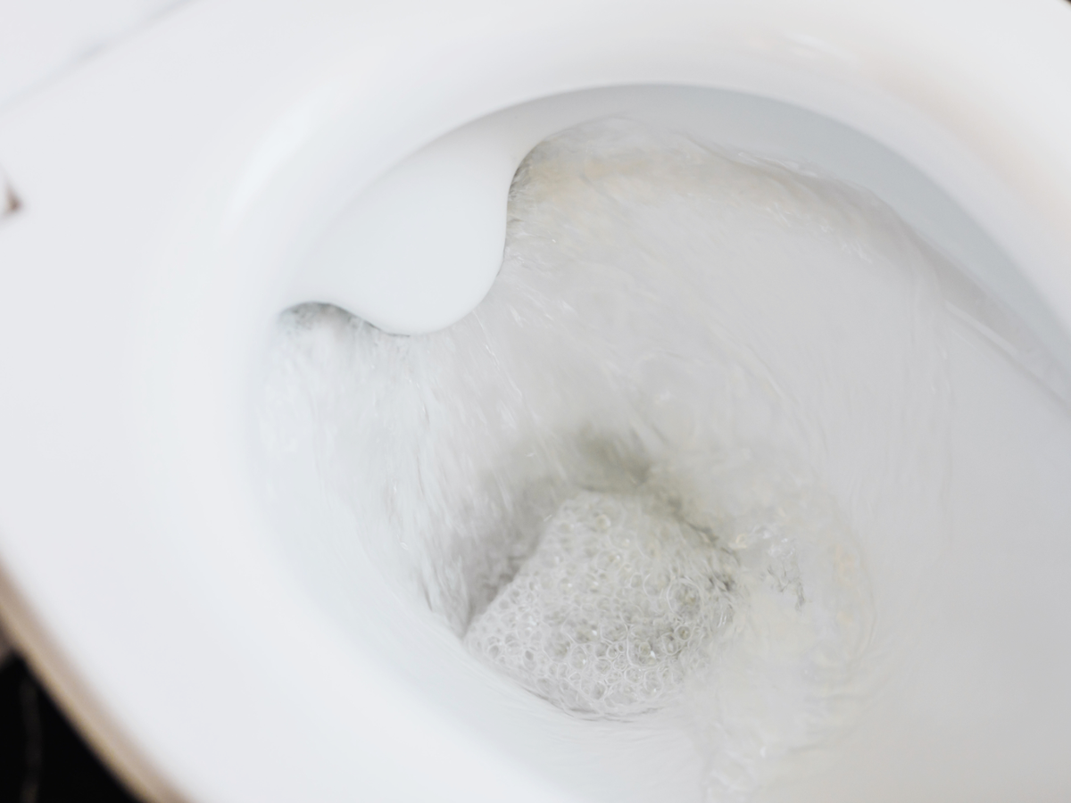 Stinkende Toilette