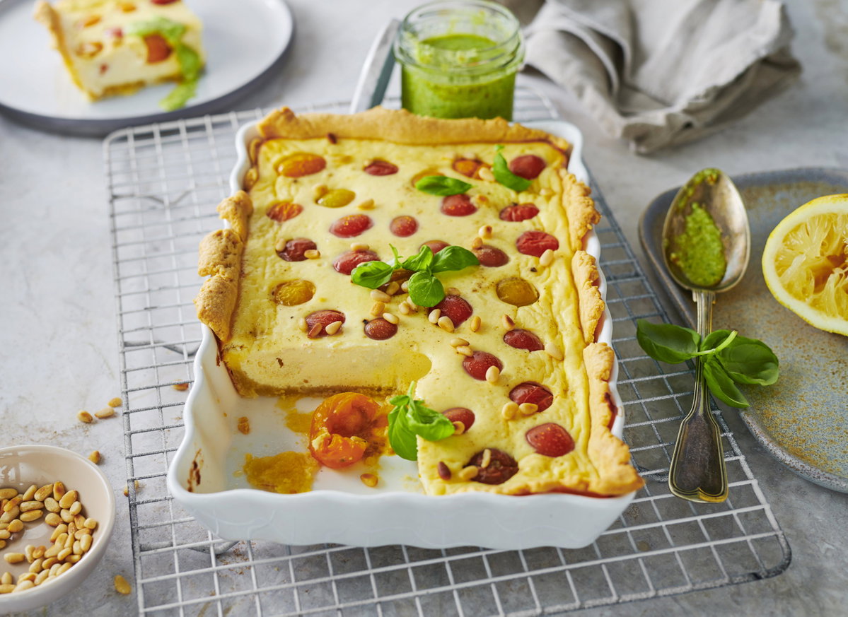 Tomaten-Quiche mit Ricotta