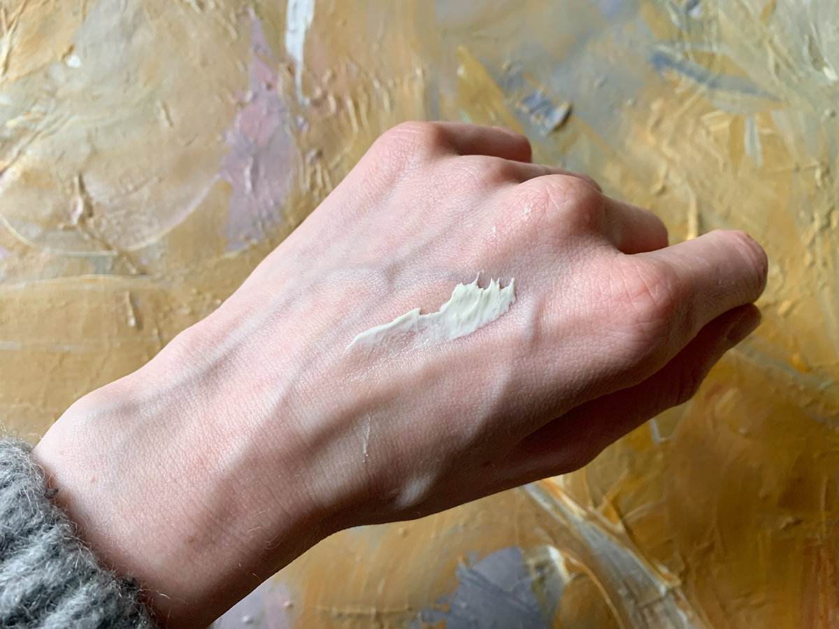 Weleda Skin Food Creme Produkt-Swatch