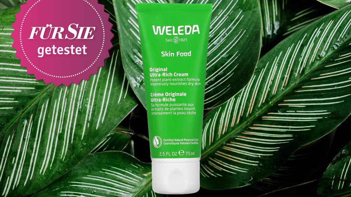 FÜR SIE getestet: Hilft die Weleda Skin Food Creme gegen Falten?
