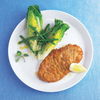 Rezept für Zitronenschnitzel mit Bohnen-Romana-Salat