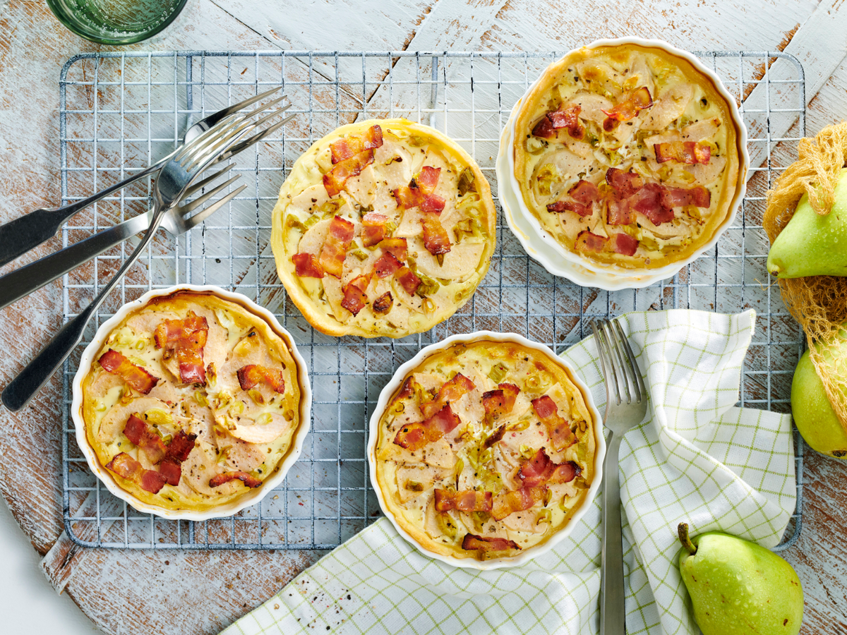 Birnen-Bacon-Quiche