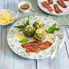 Rezept für Brennnessel-Knödel mit Speck und Bergkäse 