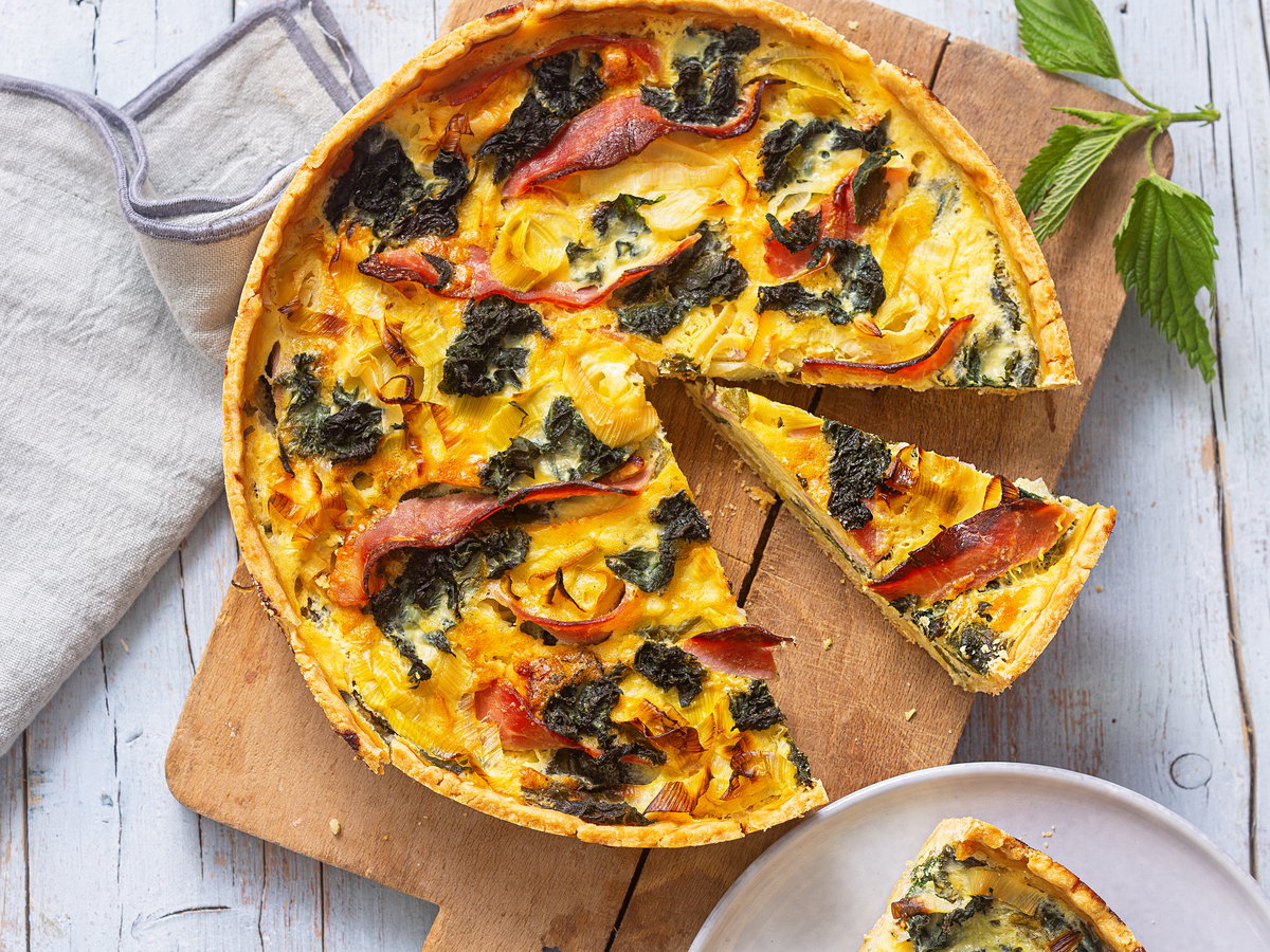 Brennnessel-Quiche