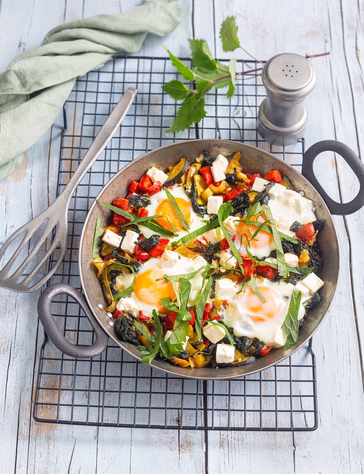 Brennnessel-Shakshuka