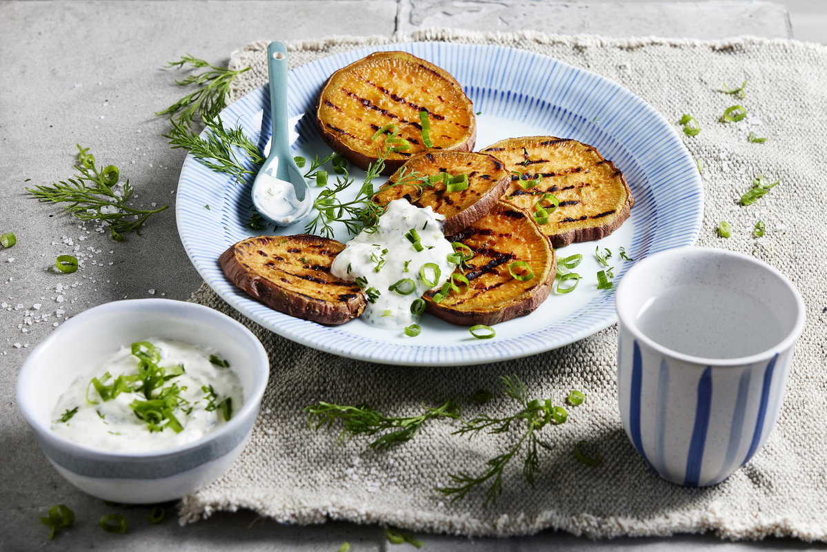 Süßkartoffel vom Grill