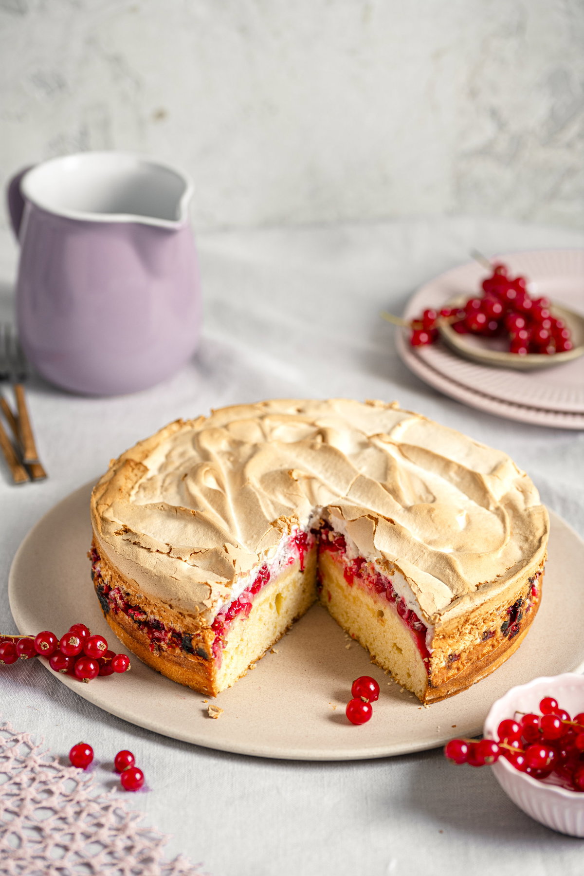 Rührkuchen mit Johannisbeeren