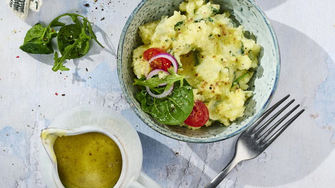 Einfach und immer lecker: Unser Rezept für den Spinat-Kartoffelstampf