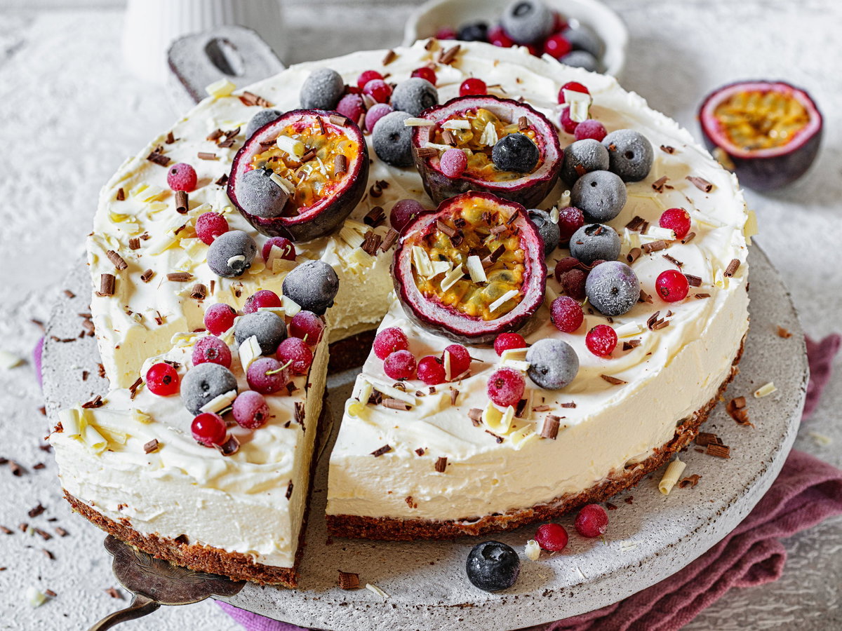 Weißer-Schokoladen-Käsekuchen