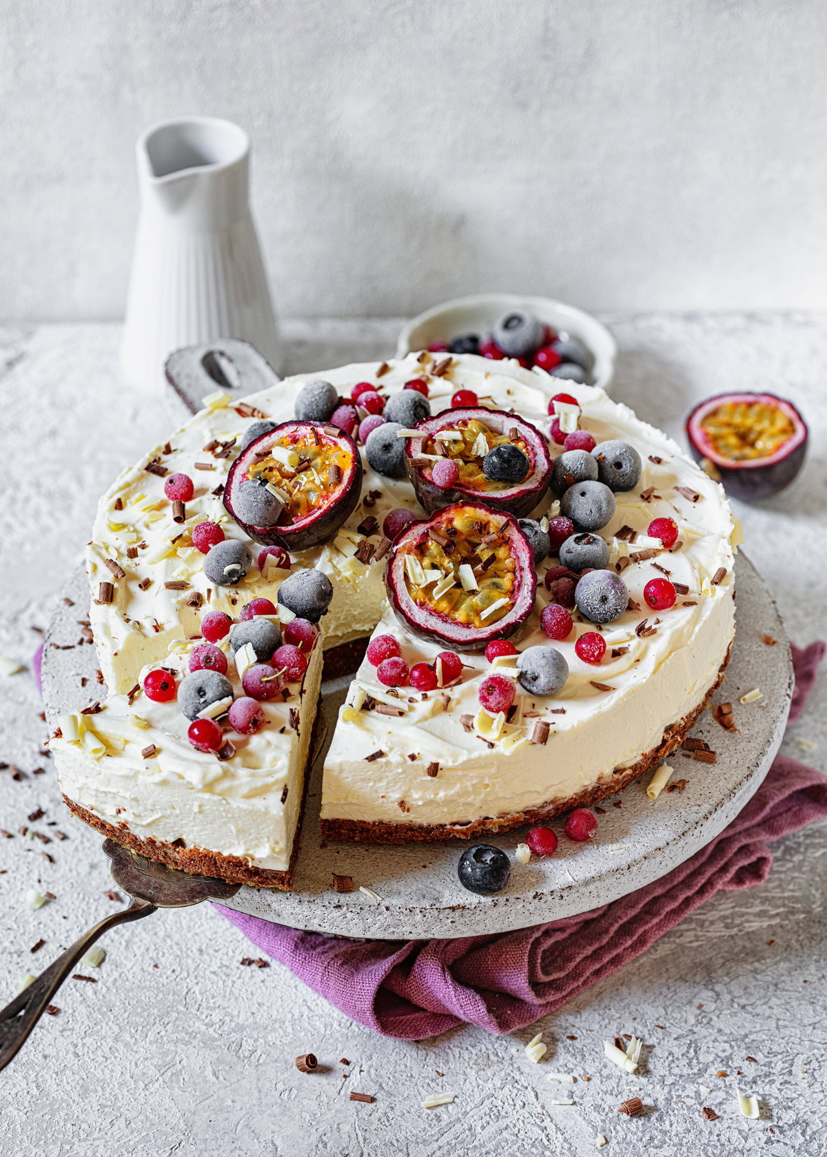Weißer-Schokoladen-Käsekuchen