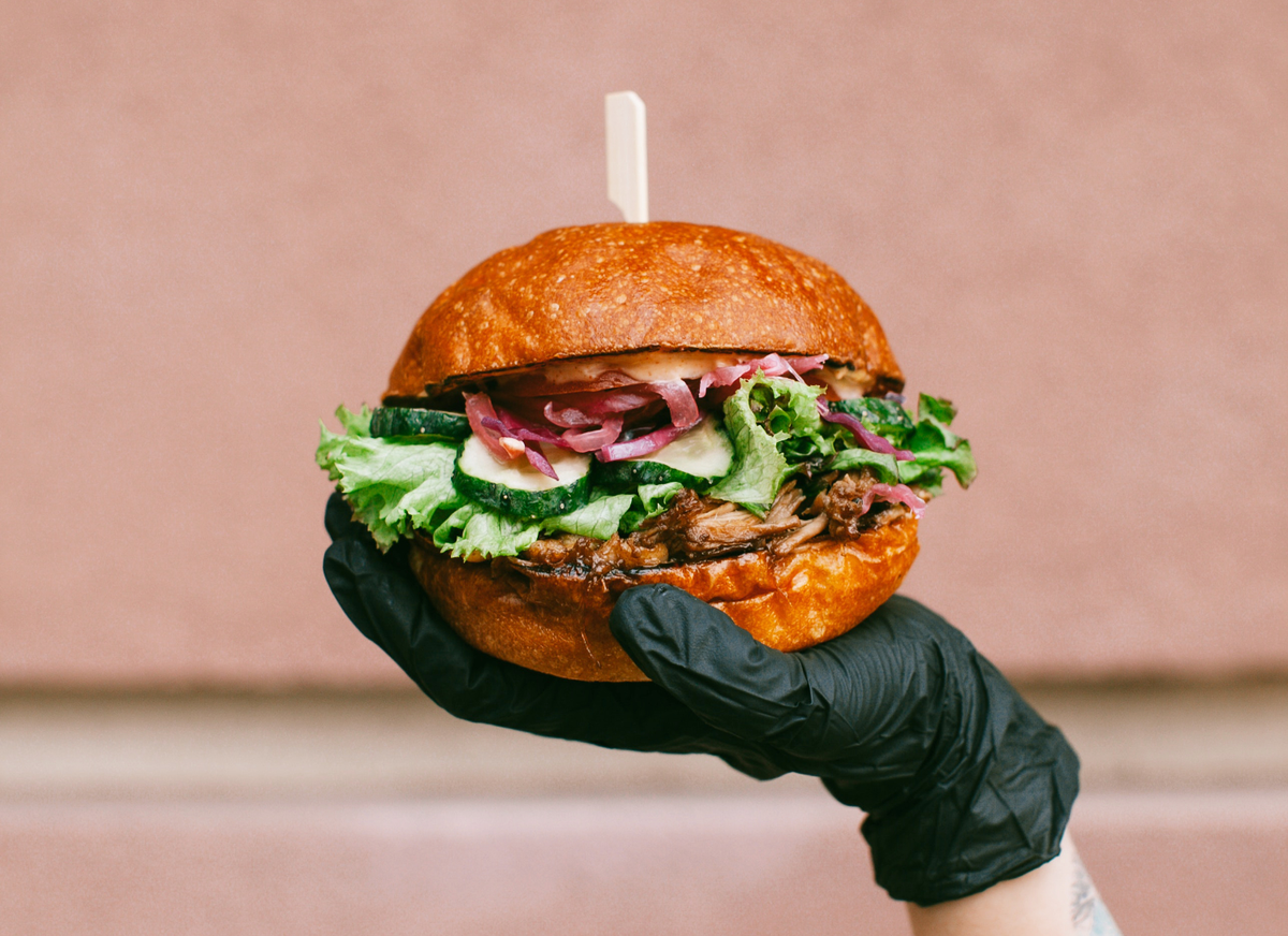 Burger fürs Grillbuffet