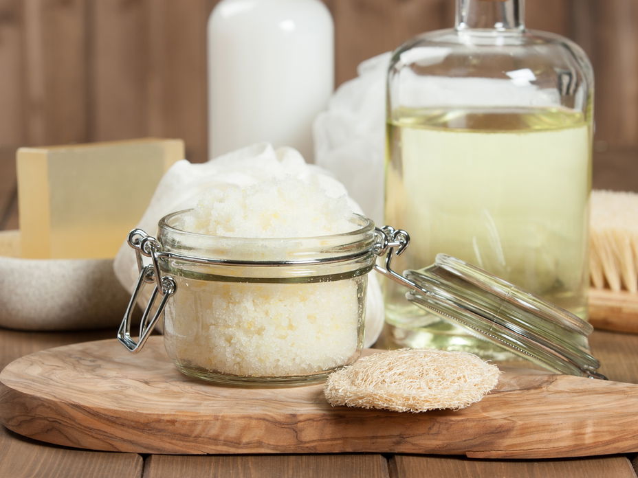 Selbstgemachtes Handpeeling