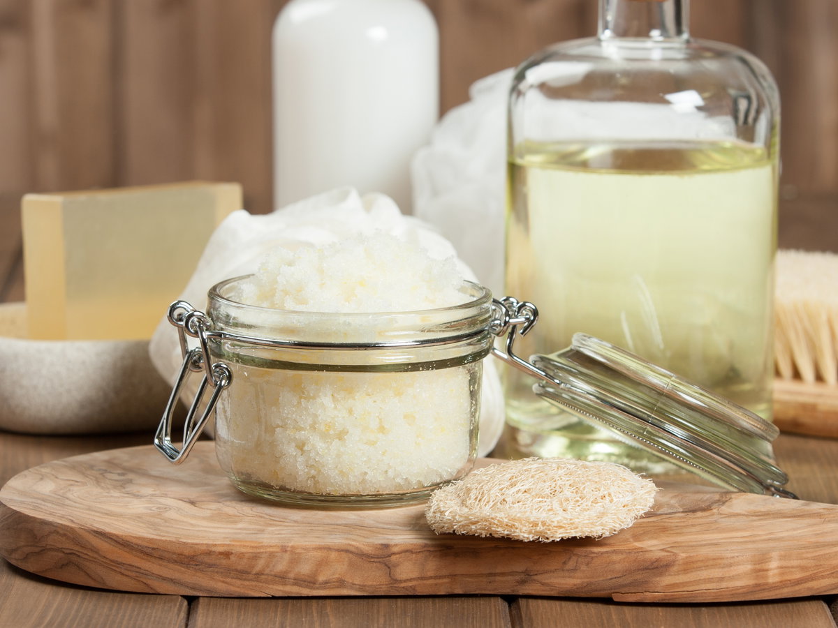 Selbstgemachtes Handpeeling