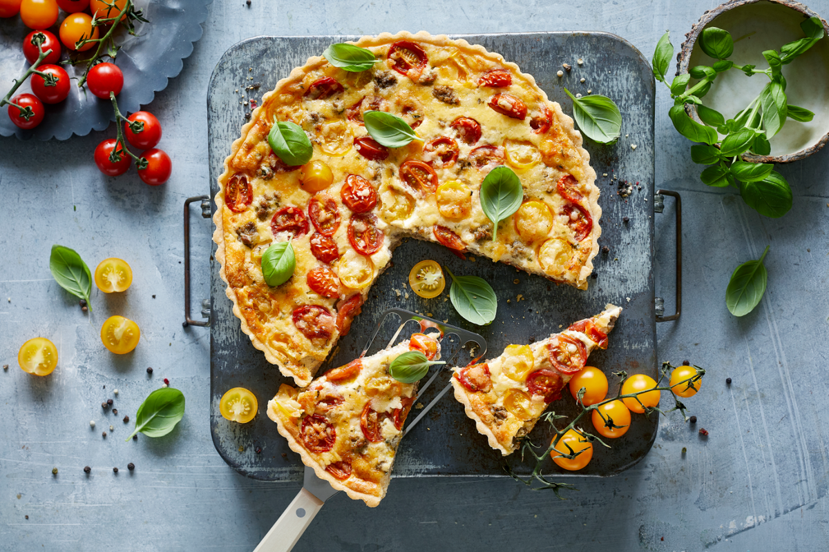 Herzhafter Kuchen - Hackfleisch-Tarte