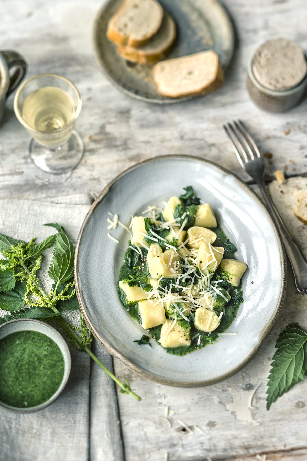 Gnocchi mit Brennnesselcreme