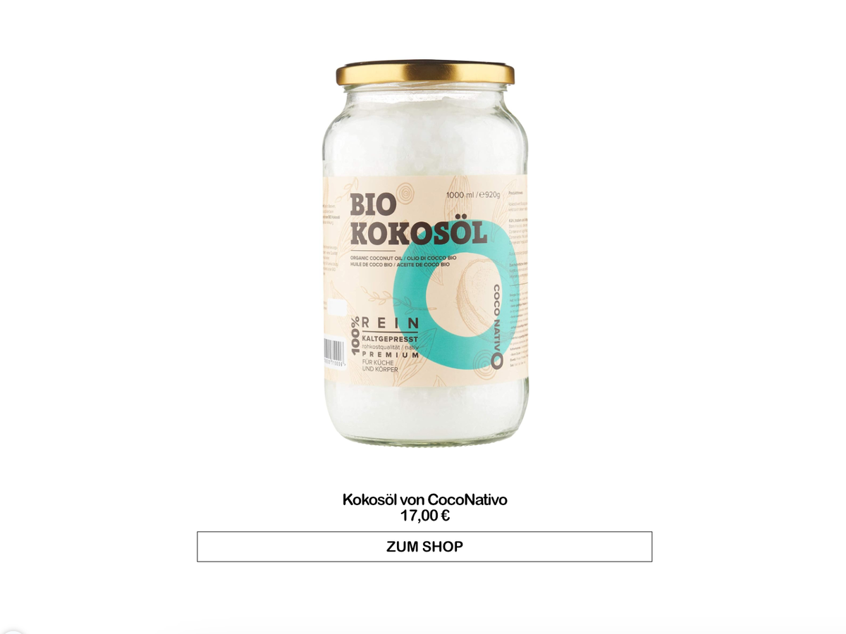 Kokosöl von CocoNativo