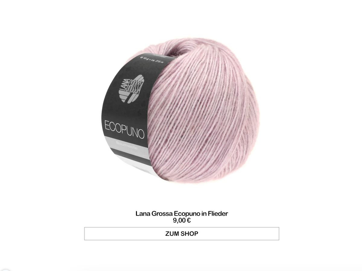 Lana Grossa Ecopuno in Flieder