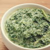 Rezept für herzhaftes Porridge mit Spinat und Feta