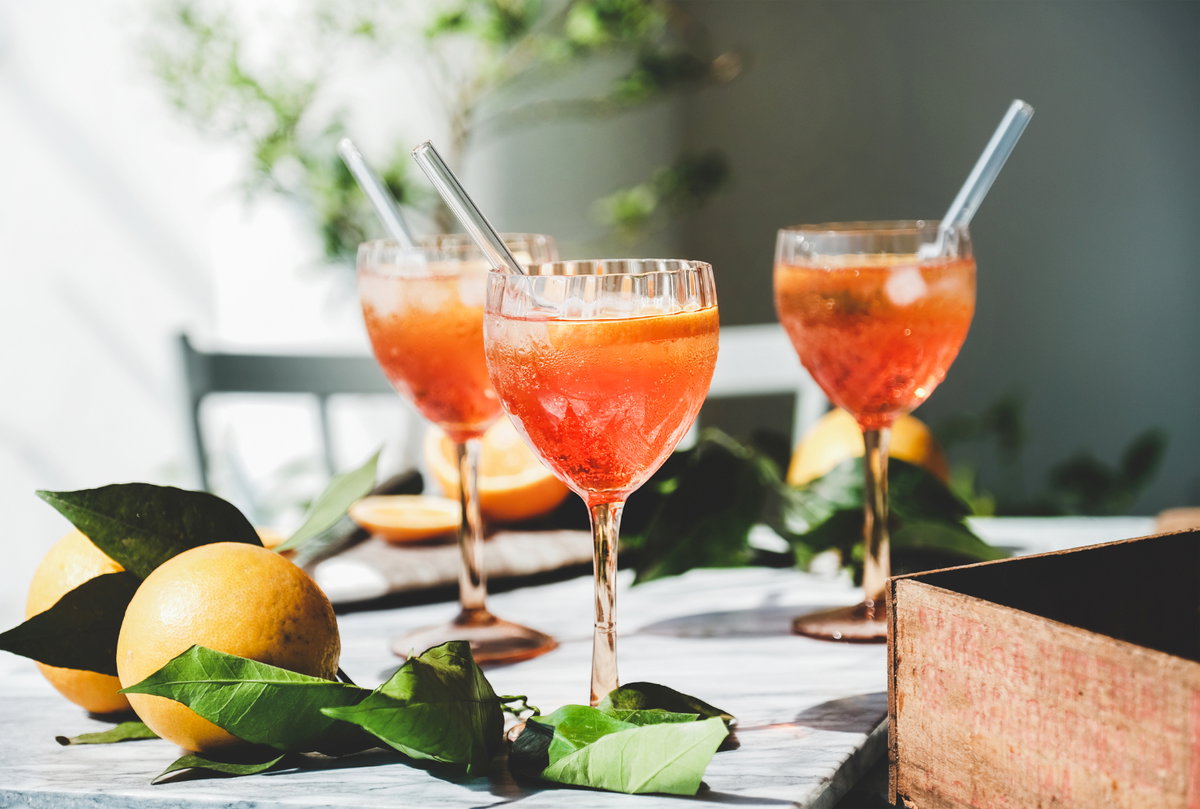Aperol Sour Sommer-Cocktail