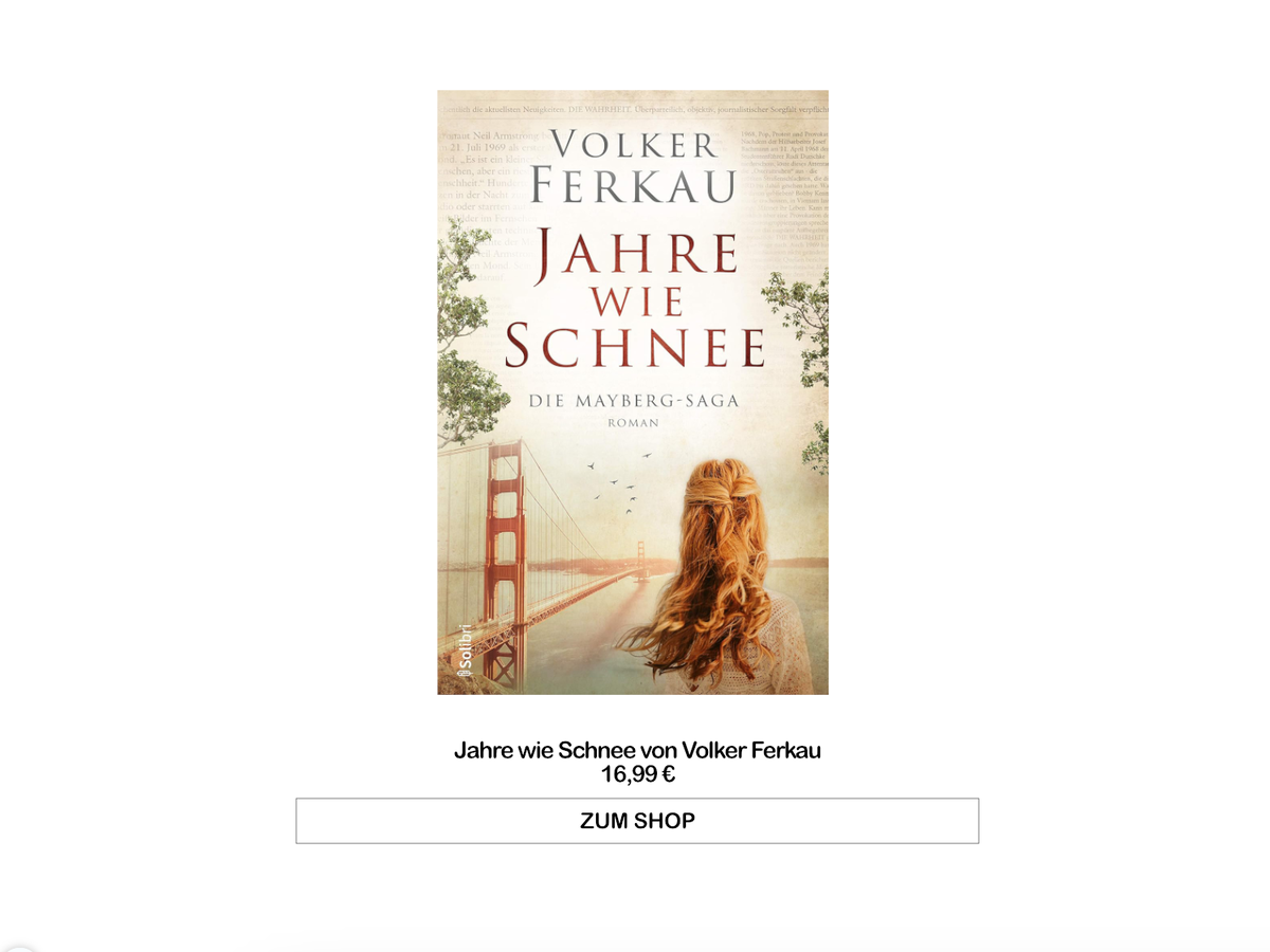 Jahre wie Schnee von Volker Ferkau