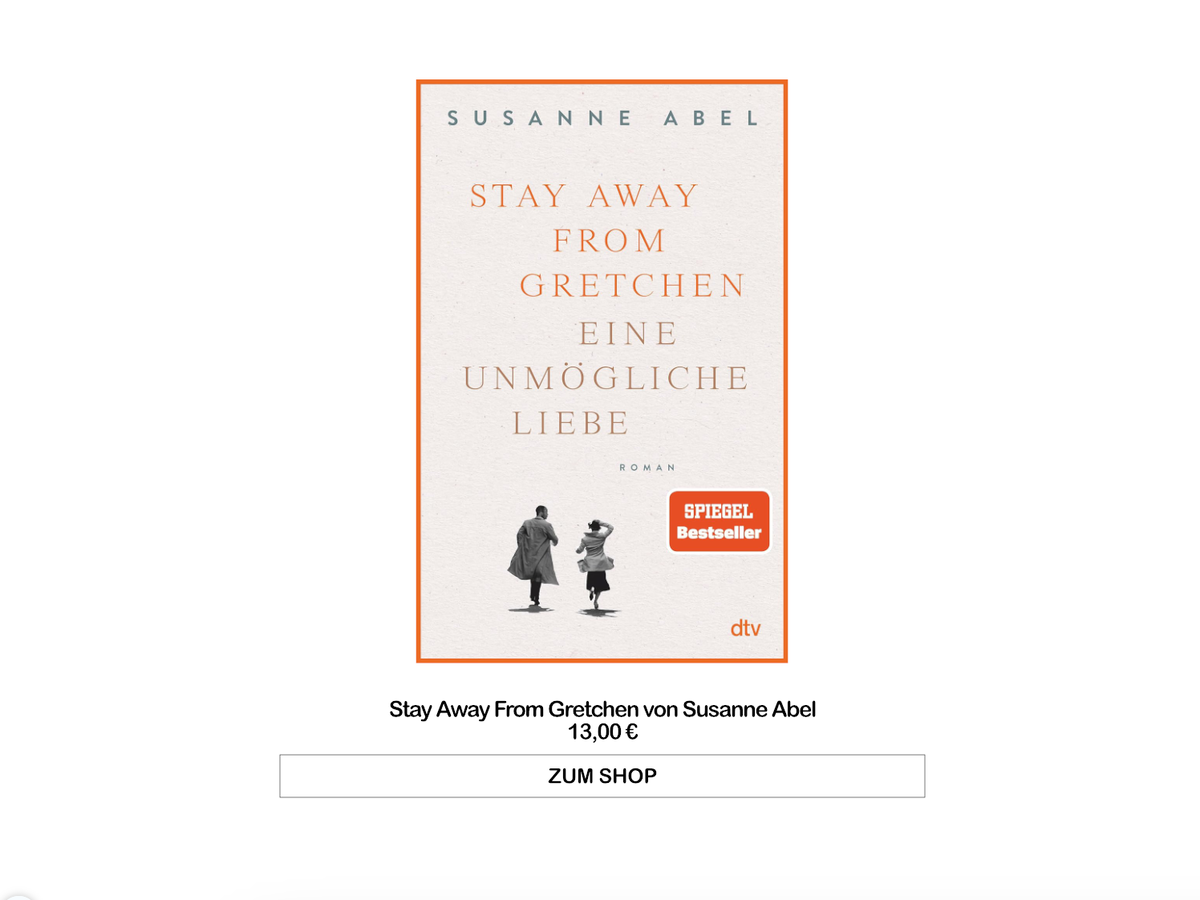 Stay away from Gretchen von Susanne Abel