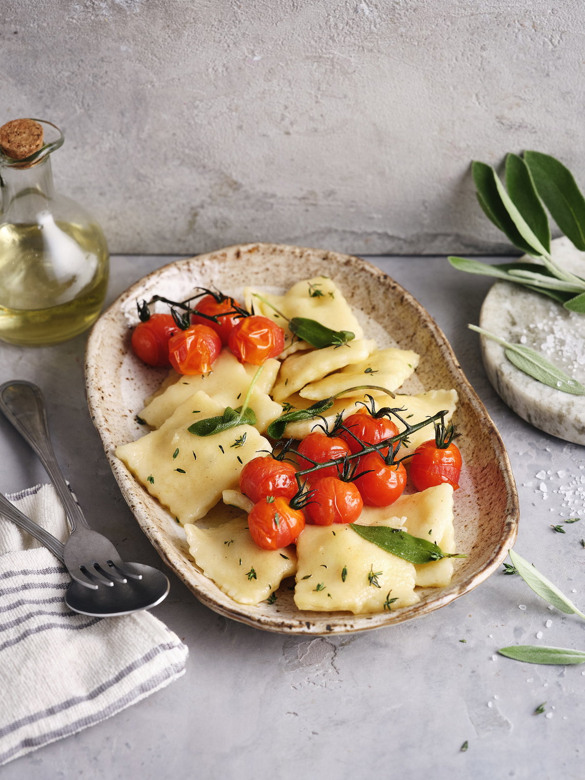 Steinpilz-Ravioli mit Ricotta