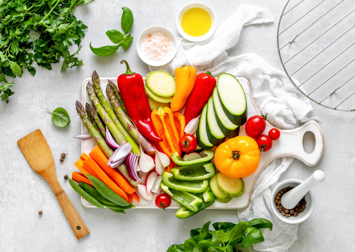 Vegan grillen - gegrilltes Gemüse