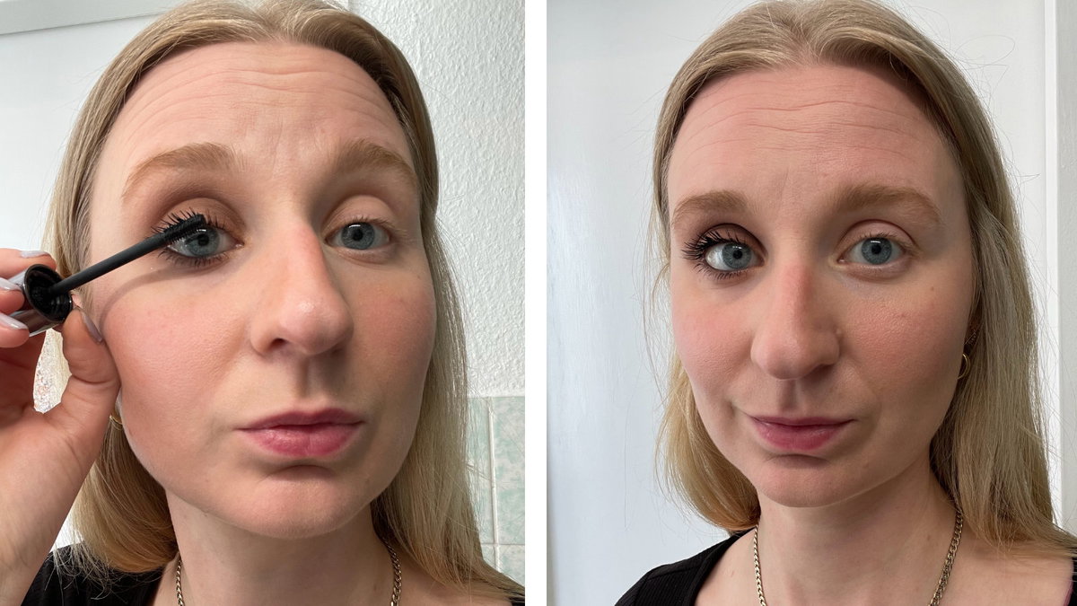 Wimperntusche für Smokey Eyes auftragen