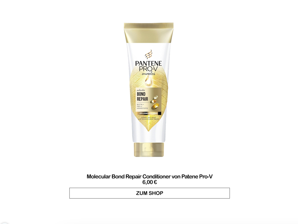 Bester Conditioner Drogerie - Molecular Bond Repair Conditioner von Patene Pro-V