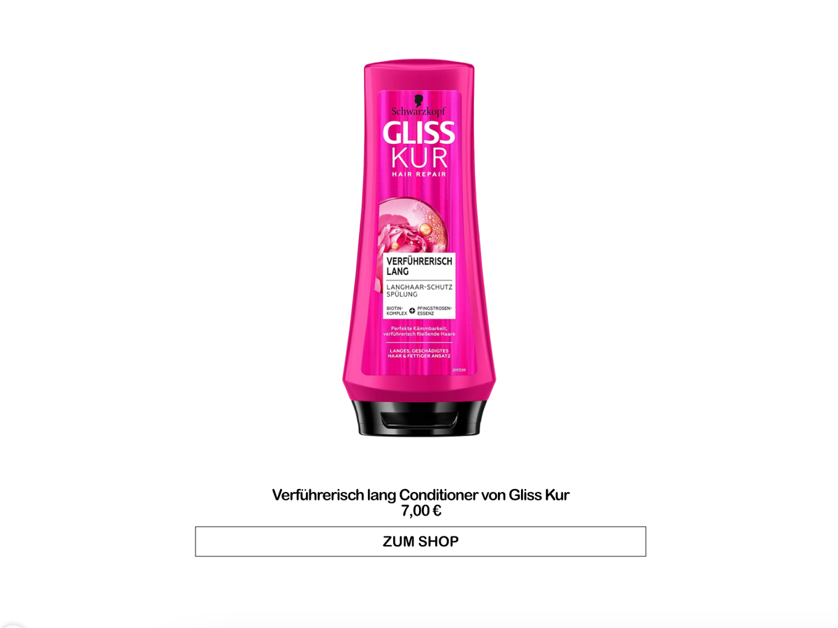Bester Conditioner Drogerie - Verführerisch lang Conditioner von Gliss Kur