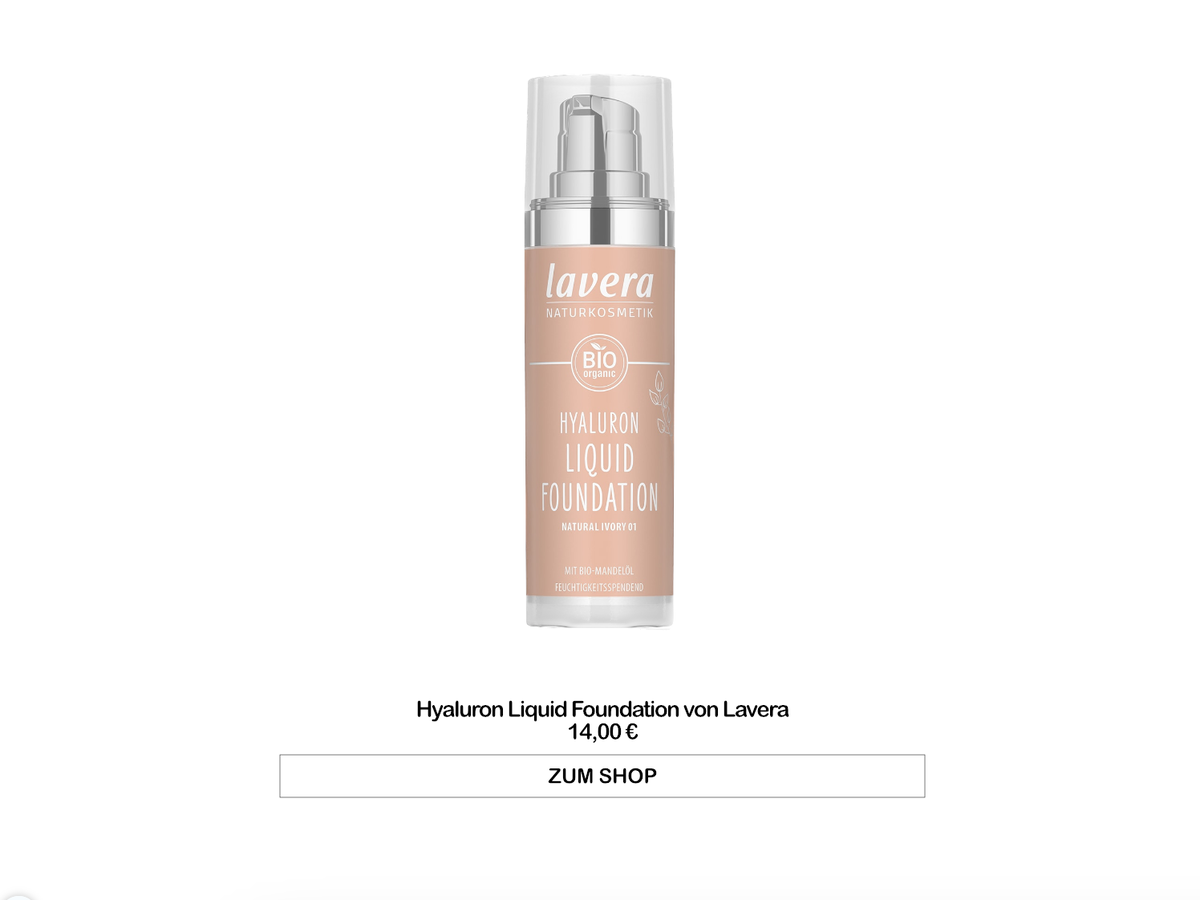 Hyaluron Liquid Foundation von Lavera
